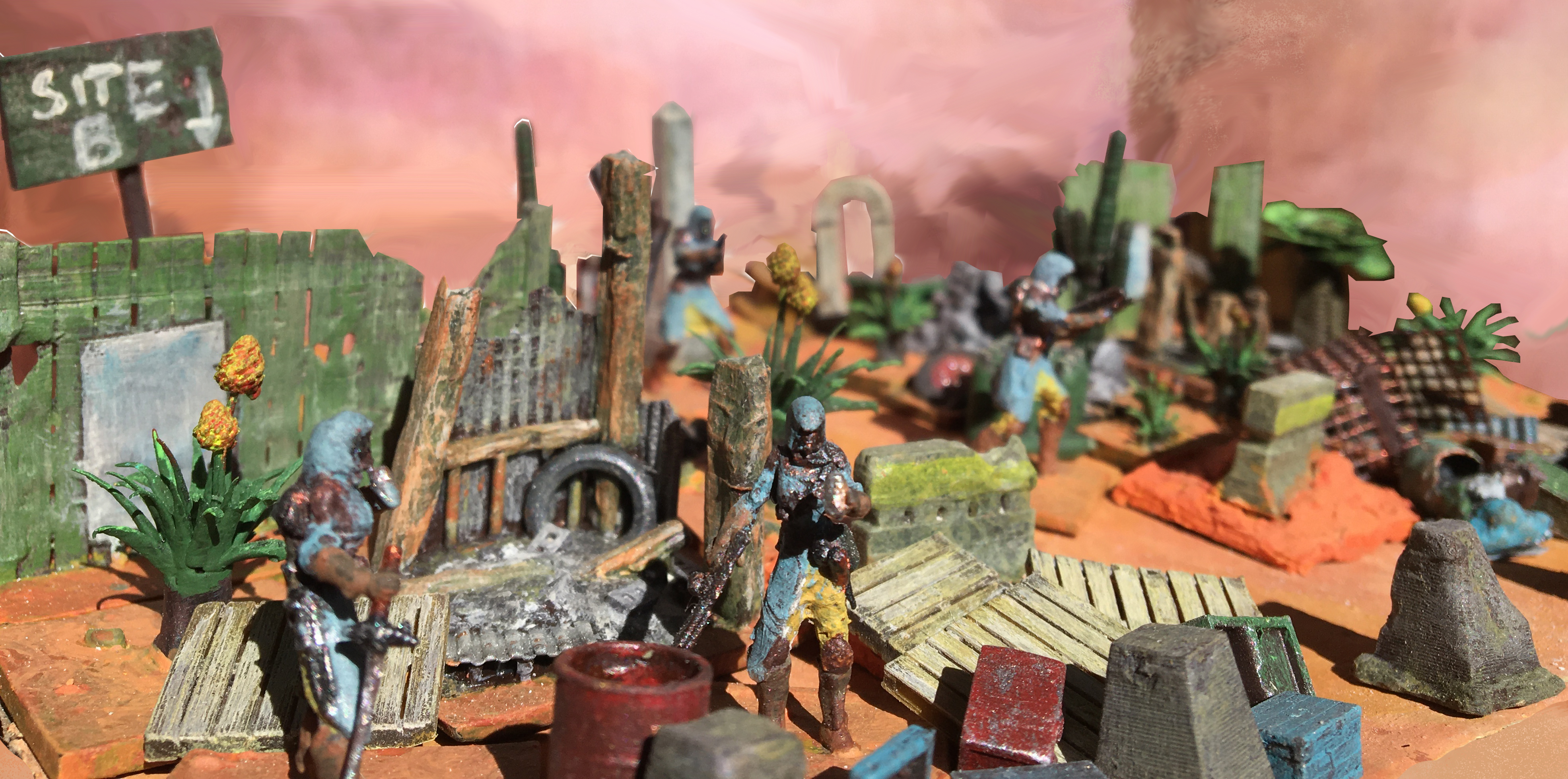 Sisters break for a drink